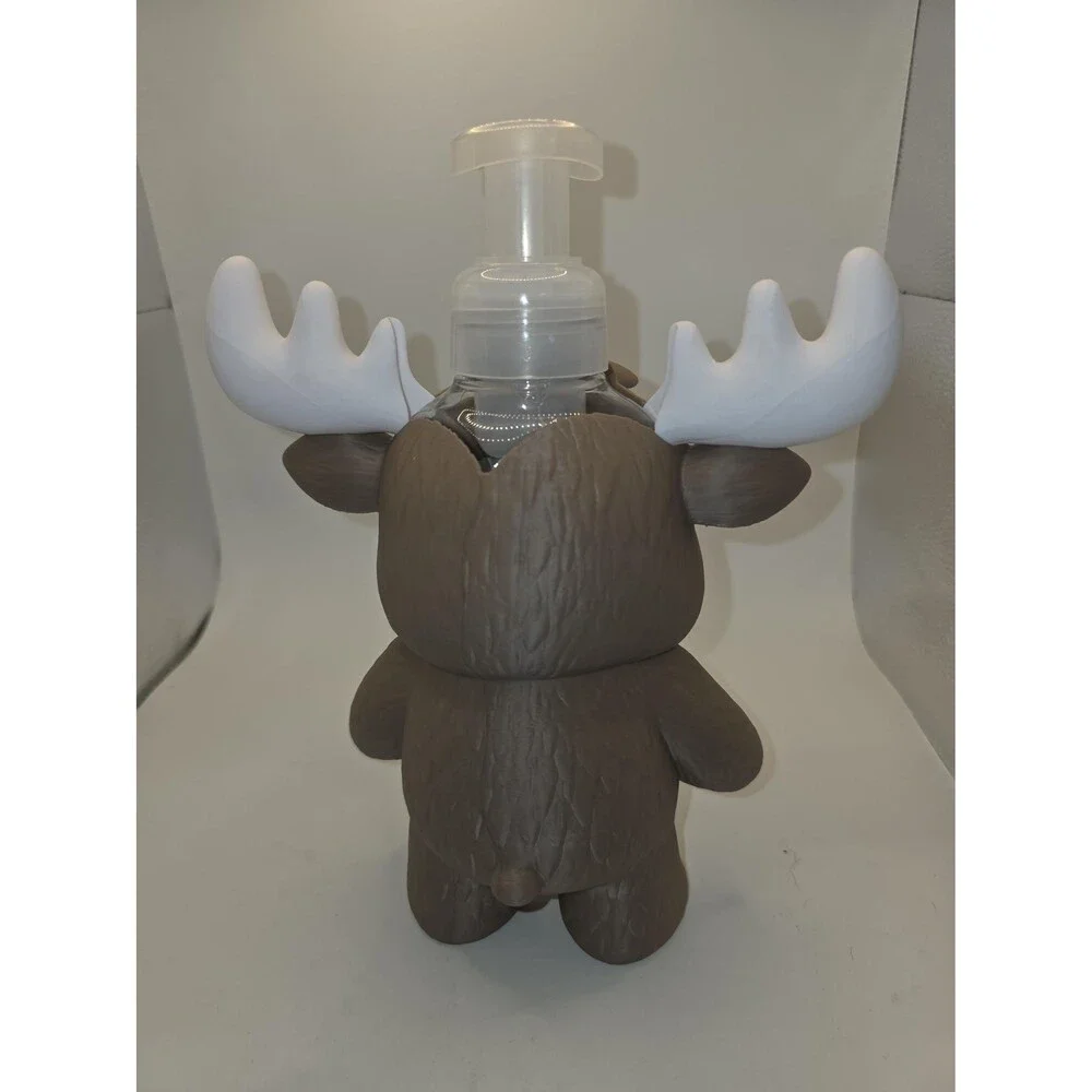 Moose Soap Pump Dispenser, Whimsical Animal Bathroom Decor, Farmhouse Kids Nurse